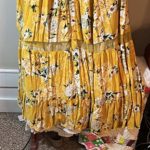 Torrid Maxi Challis Button Front Dress - Picture 2 of 5